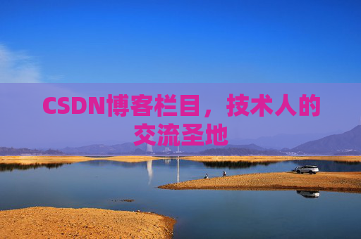 CSDN博客栏目，技术人的交流圣地